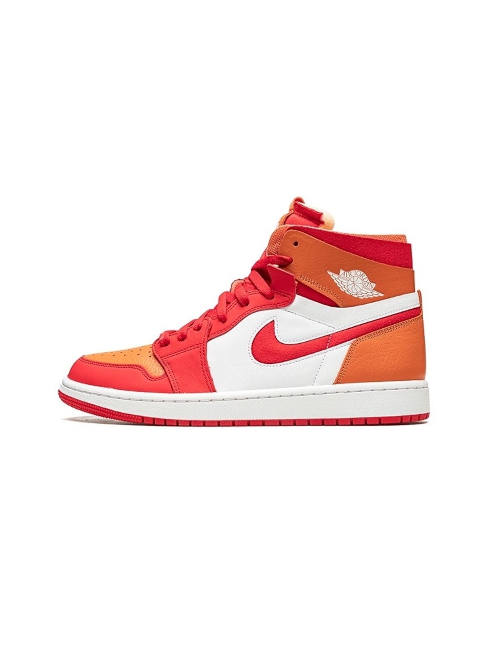 Nike High-Top Sneakers in Red, Orange & White